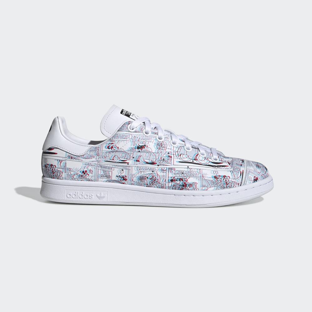 Originals Adidas Stan Smith Barbati Romania - Albi/Negrii FW2911